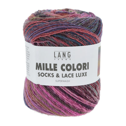 Mille Colori Socks &amp; Lace Luxe – Fil à chaussettes et châles aux mille couleurs