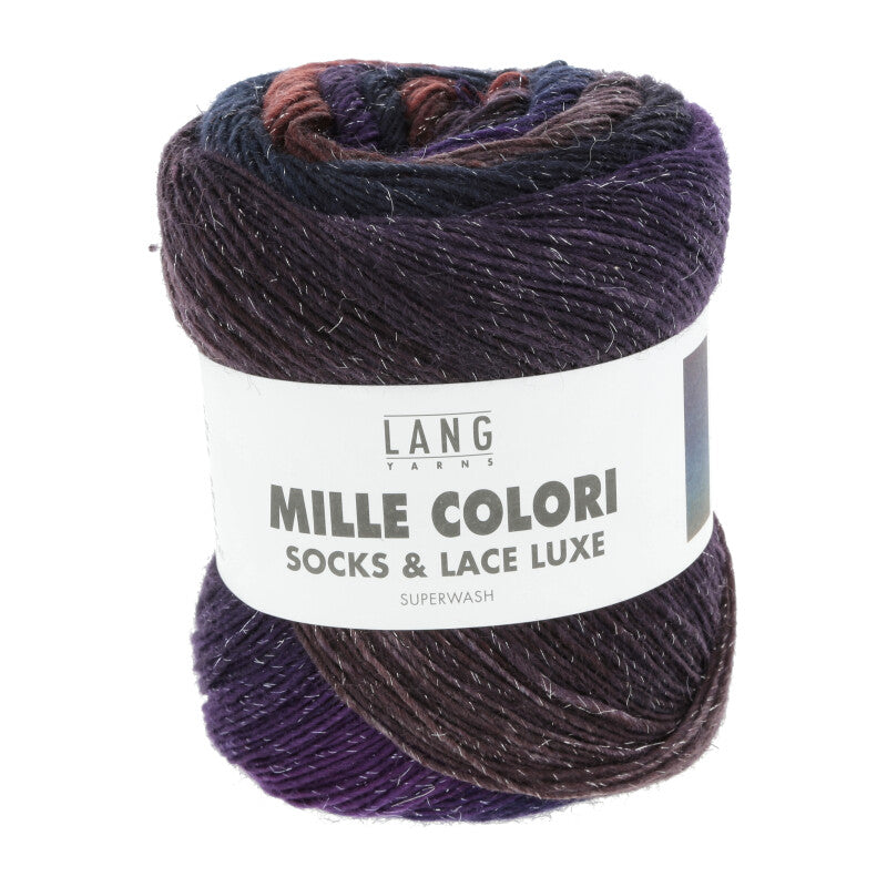 Mille Colori Socks &amp; Lace Luxe – Fil à chaussettes et châles aux mille couleurs