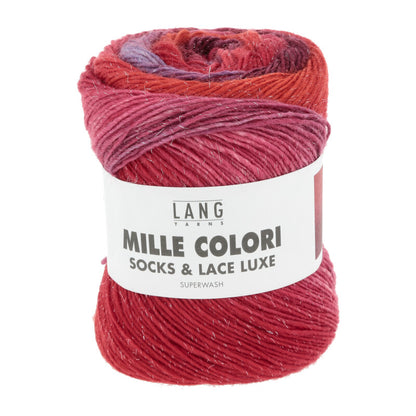 Mille Colori Socks &amp; Lace Luxe – Fil à chaussettes et châles aux mille couleurs