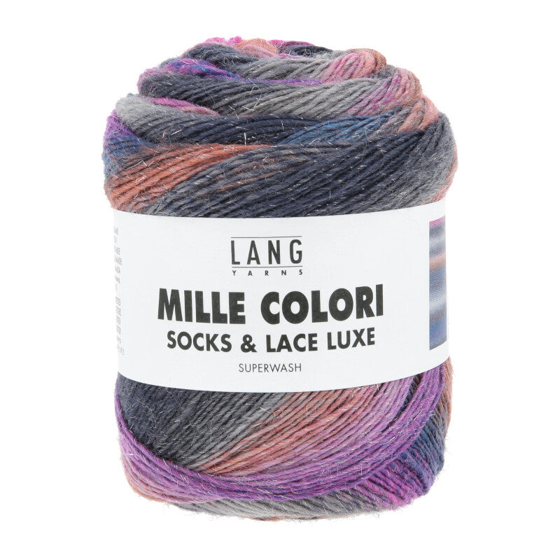 Mille Colori Socks &amp; Lace Luxe – Fil à chaussettes et châles aux mille couleurs