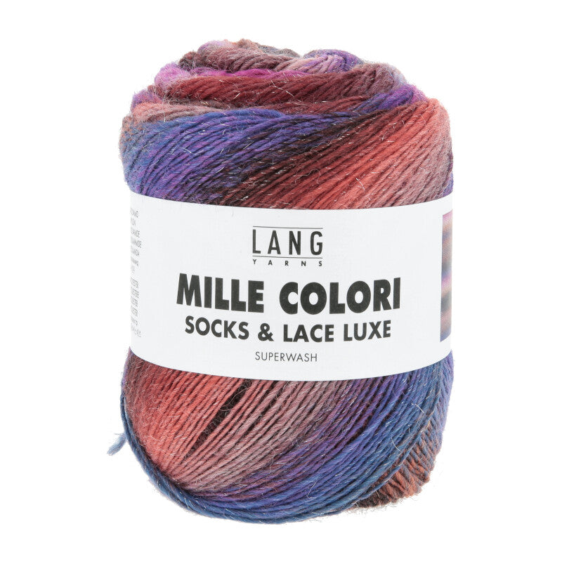 Mille Colori Socks &amp; Lace Luxe – Fil à chaussettes et châles aux mille couleurs