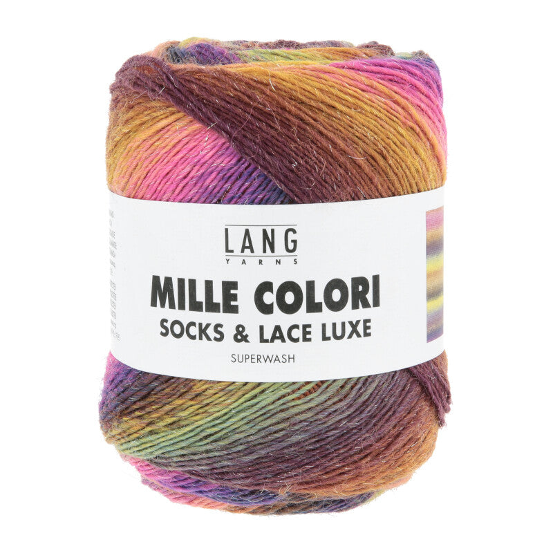 Mille Colori Socks &amp; Lace Luxe – Fil à chaussettes et châles aux mille couleurs