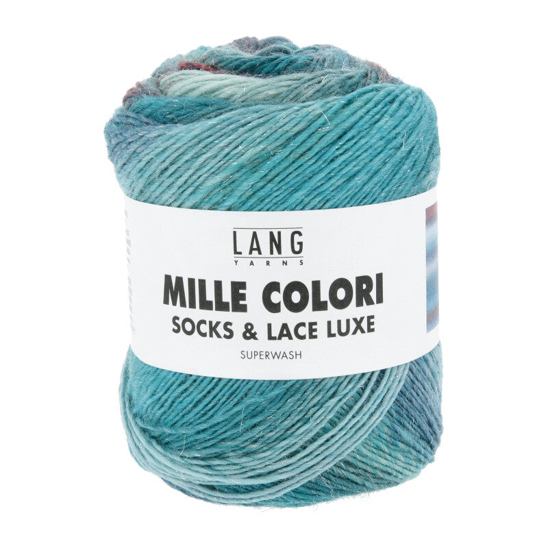 Mille Colori Socks &amp; Lace Luxe – Fil à chaussettes et châles aux mille couleurs