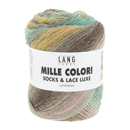 Mille Colori Socks &amp; Lace Luxe – Fil à chaussettes et châles aux mille couleurs