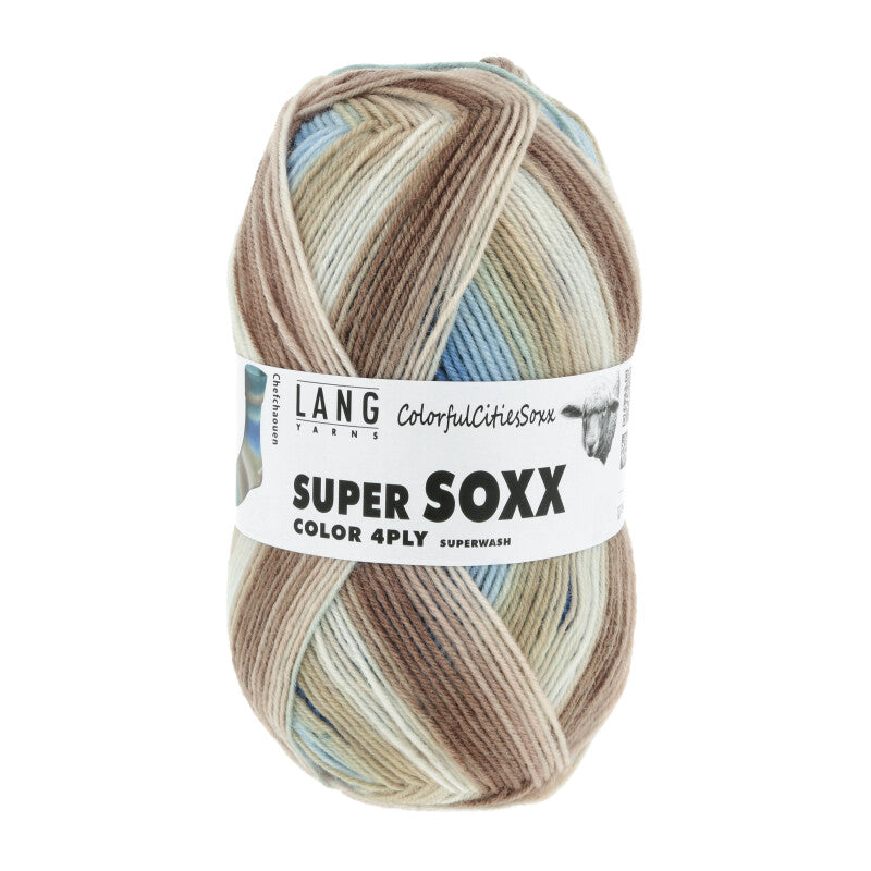 Lang Yarns Super Soxx Color 4-ply – Fil à chaussettes doux et résistant