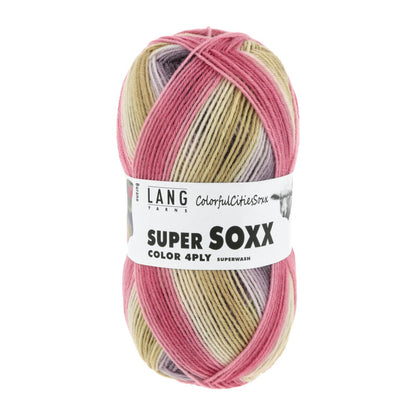 Lang Yarns Super Soxx Color 4-ply – Fil à chaussettes doux et résistant
