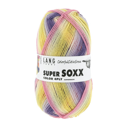 Lang Yarns Super Soxx Color 4-ply – Fil à chaussettes doux et résistant