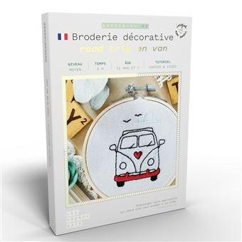Broderie Décorative - Road trip en van