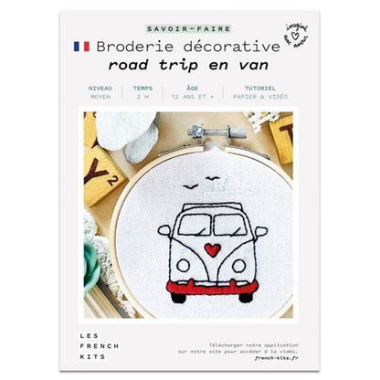 Broderie Décorative - Road trip en van