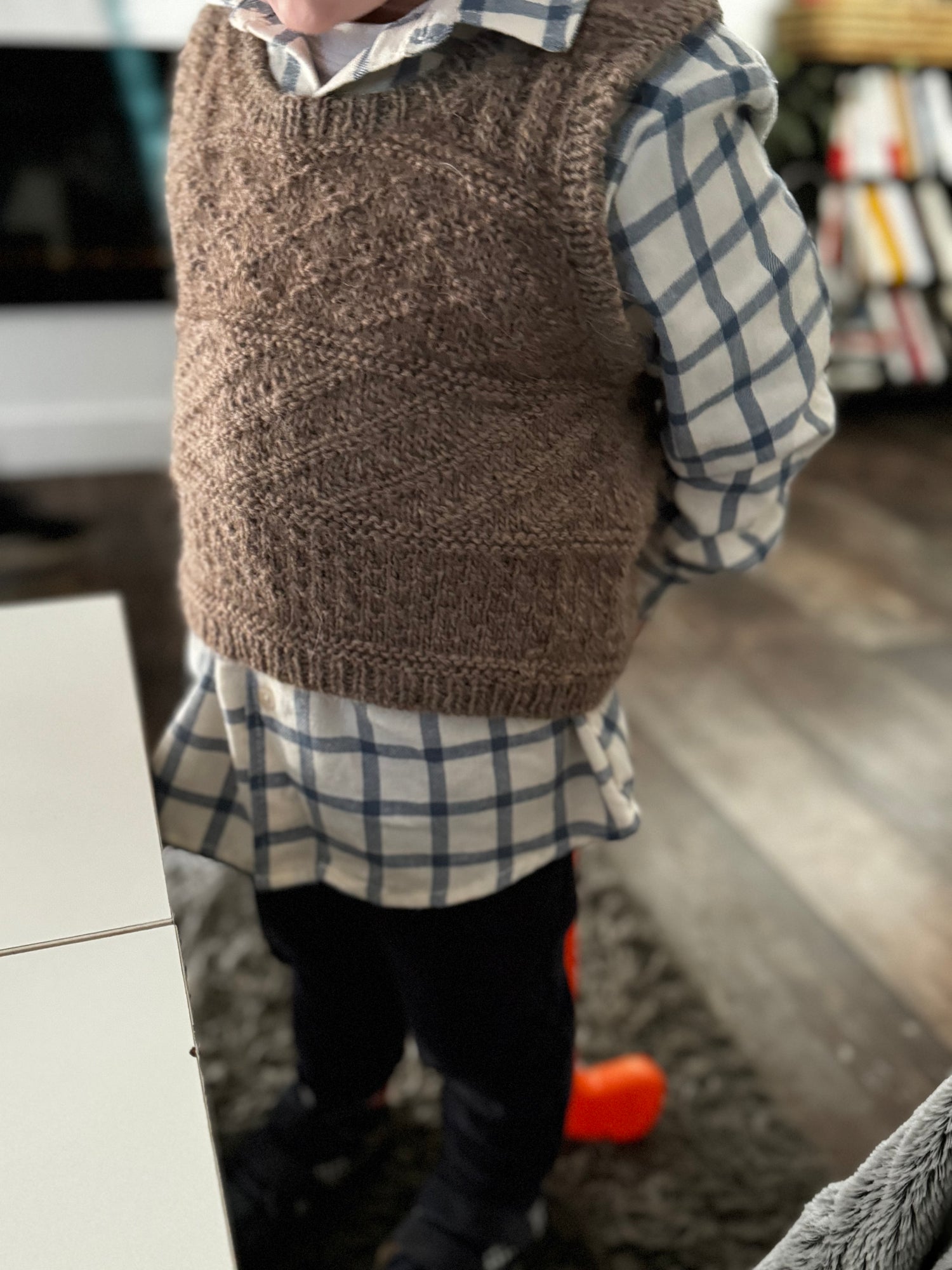 Kit de tricot Storm Slipover Junior - PetiteKnit