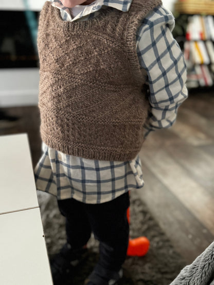 Kit de tricot Storm Slipover Junior - PetiteKnit