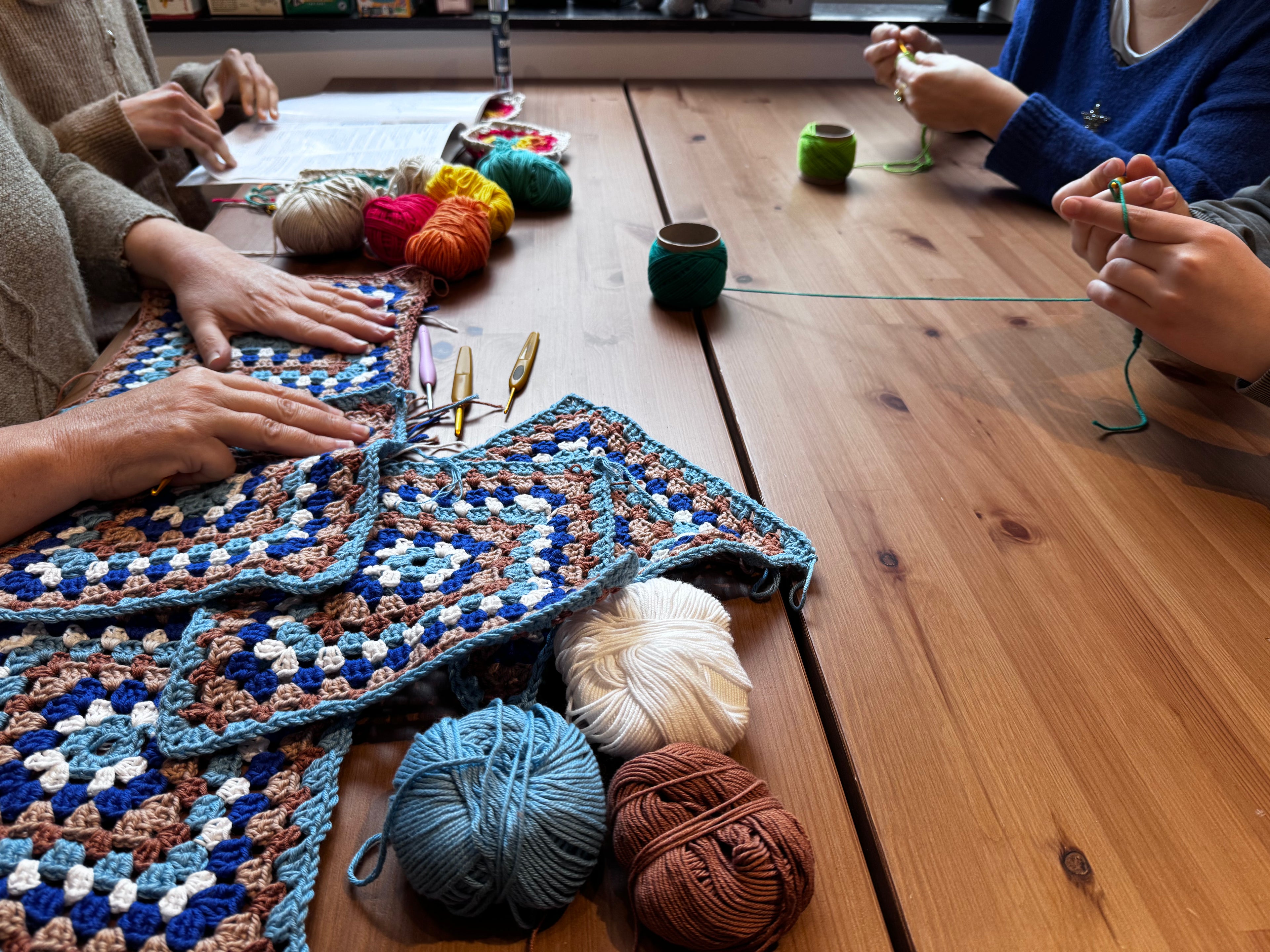 Atelier Sac Granny au crochet - 3 cours