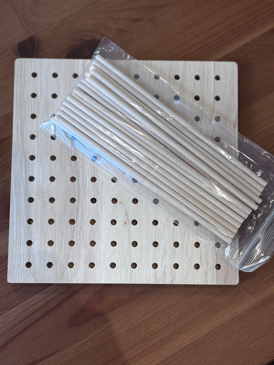 Bloqueur pour Granny Square – Planche de Blocage en Bois