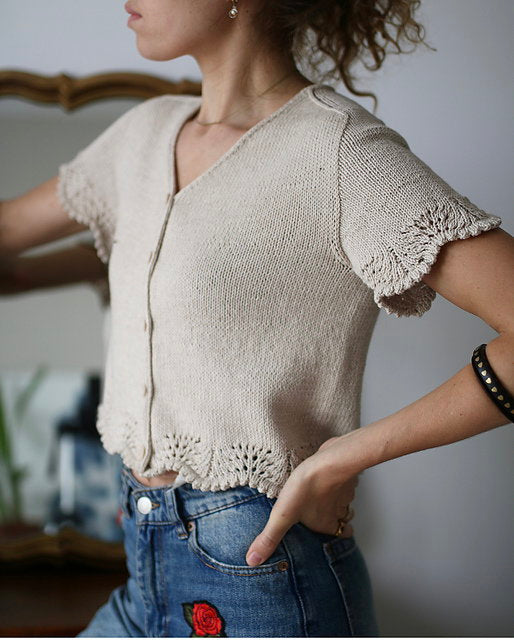 Kit tricot – Darjeeling Blouse by Trust the Mojo
