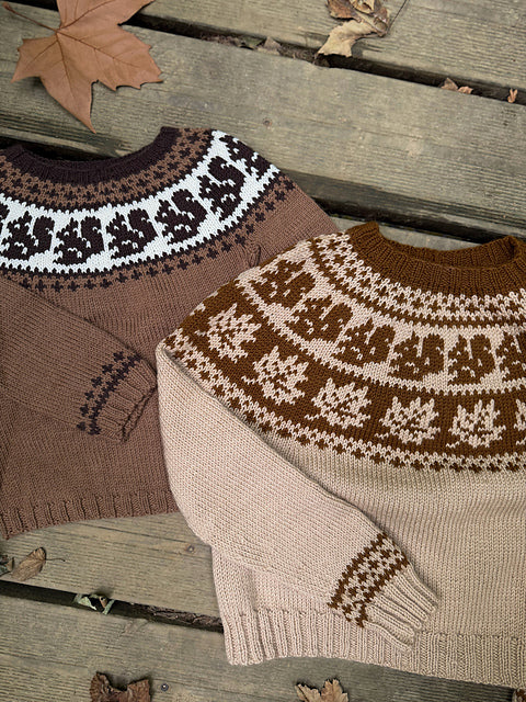 Jolis pulls d’hiver en jacquard – 12 modèles pour petits et grands