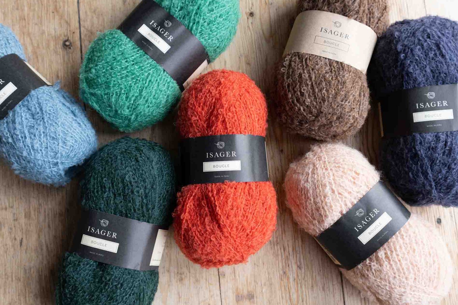 Isager Alpaca Bouclé – Fil aérien et doux en alpaga