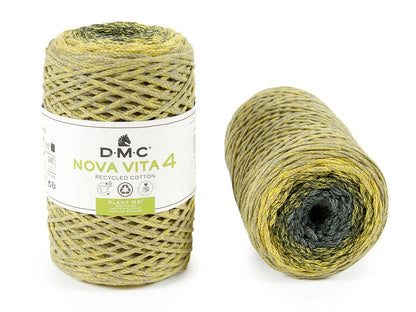 Nova Vita 4 DMC – Fil coton recyclé chiné 200 m pour décoration et accessoires