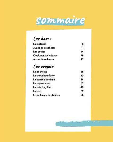 Crochet mode facile – Livre pour créer 7 projets tendance