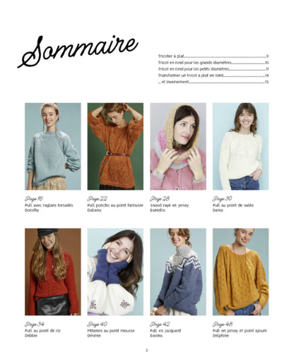 Le grand livre du tricot circulaire de Yolaine Fournie
