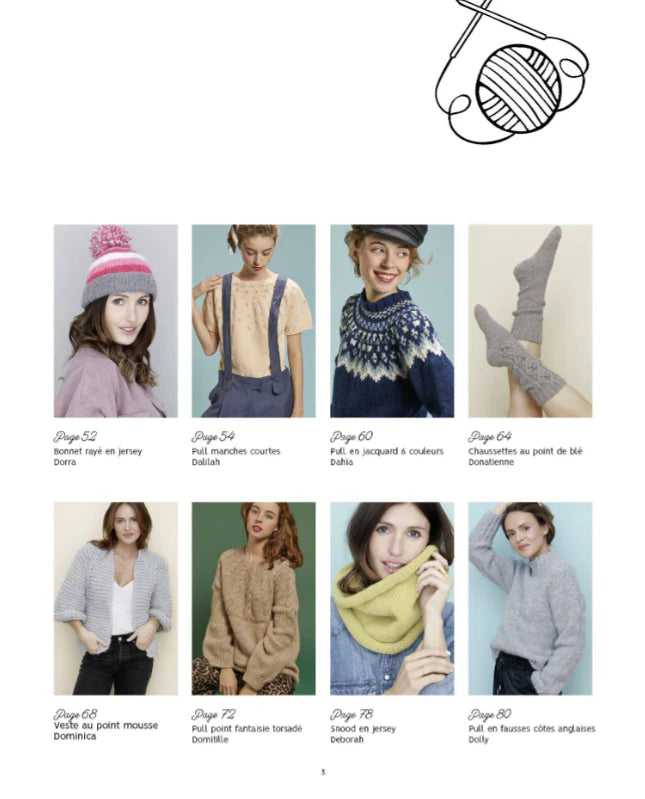 Le grand livre du tricot circulaire de Yolaine Fournie
