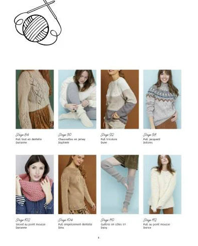 Le grand livre du tricot circulaire de Yolaine Fournie