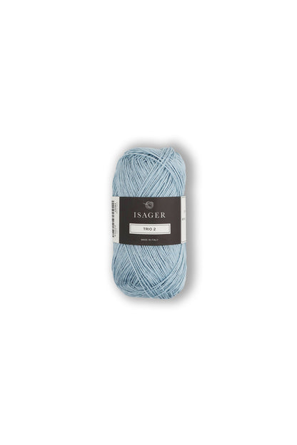 Isager Trio 2 – Fil léger d’été en lin, coton et lyocell