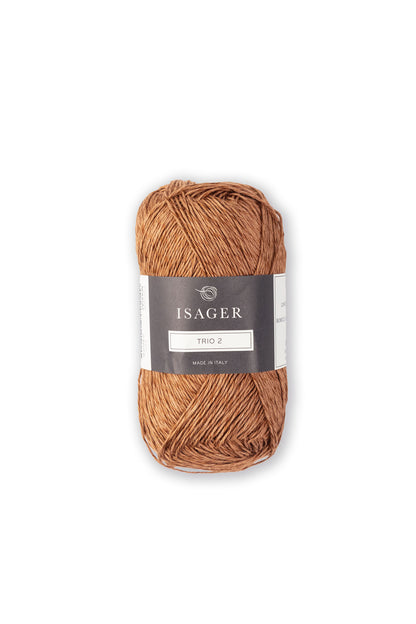 Isager Trio 2 – Fil léger d’été en lin, coton et lyocell
