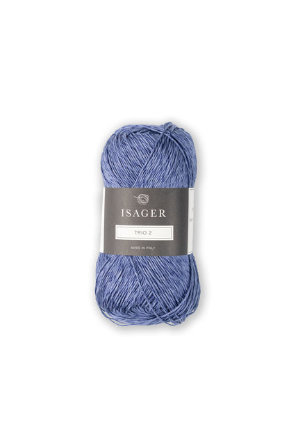 Isager Trio 2 – Fil léger d’été en lin, coton et lyocell