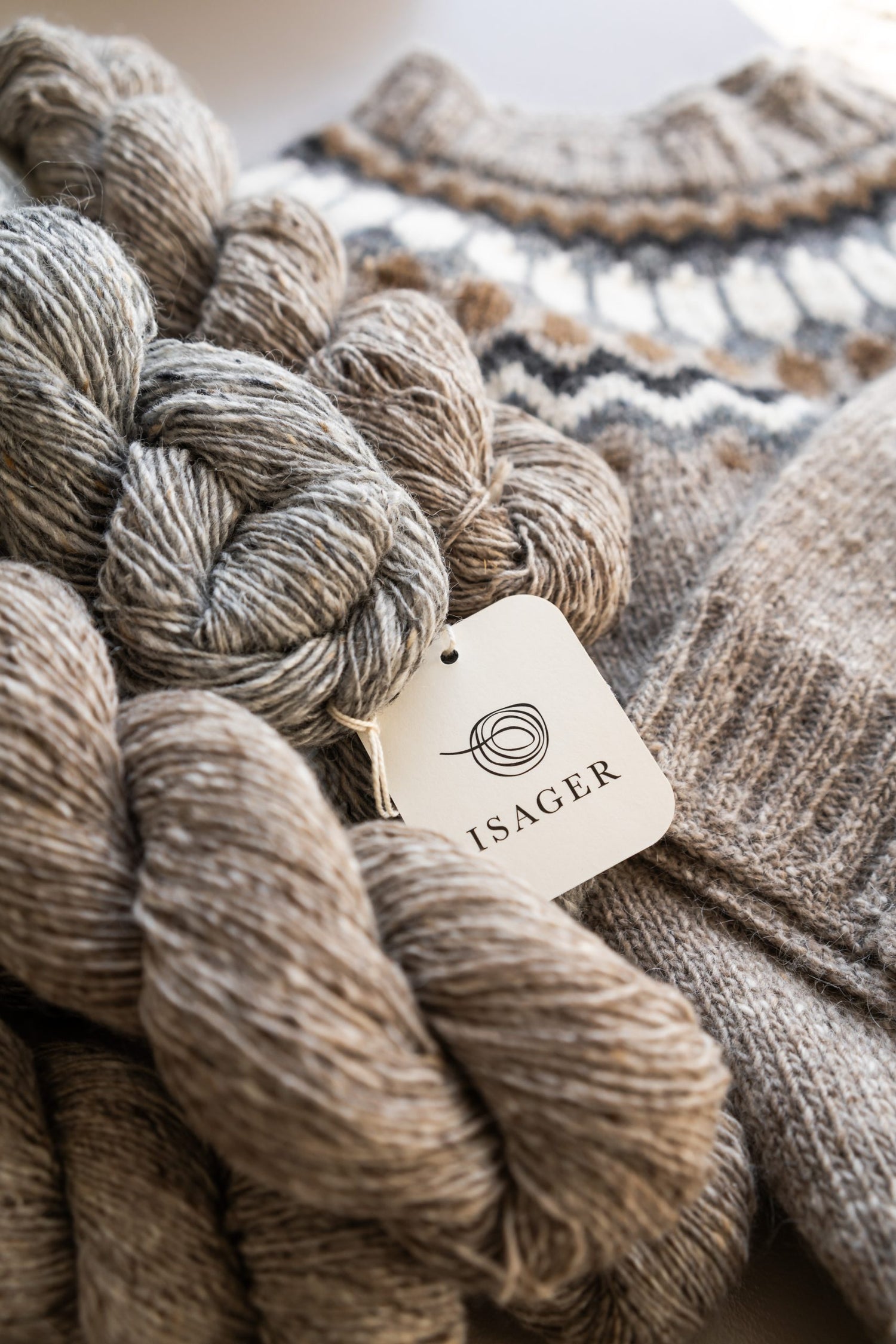 Isager Tweed – Fil doux en laine et mohair