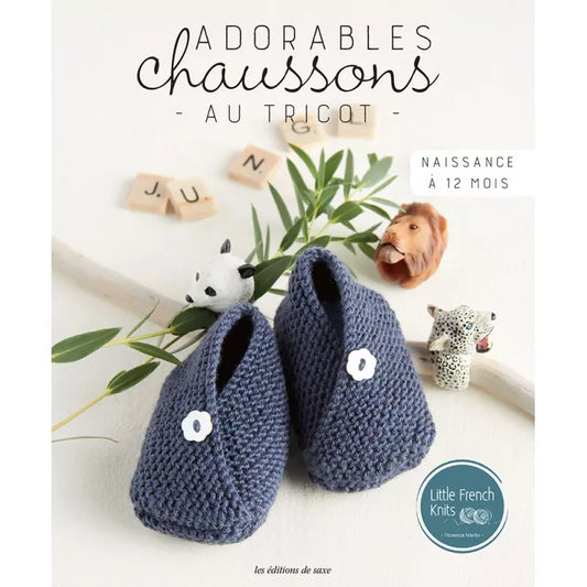 Adorables chaussons au tricot de Little French knits