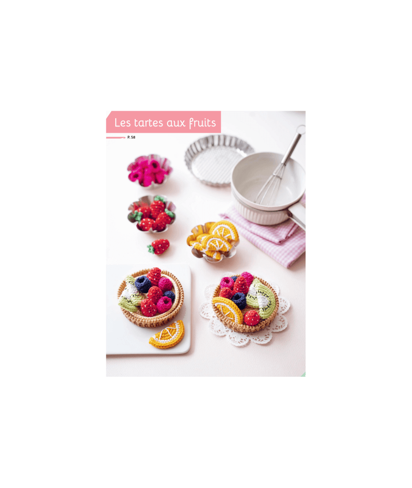 Adorable pâtisseries - Atelier Crochet