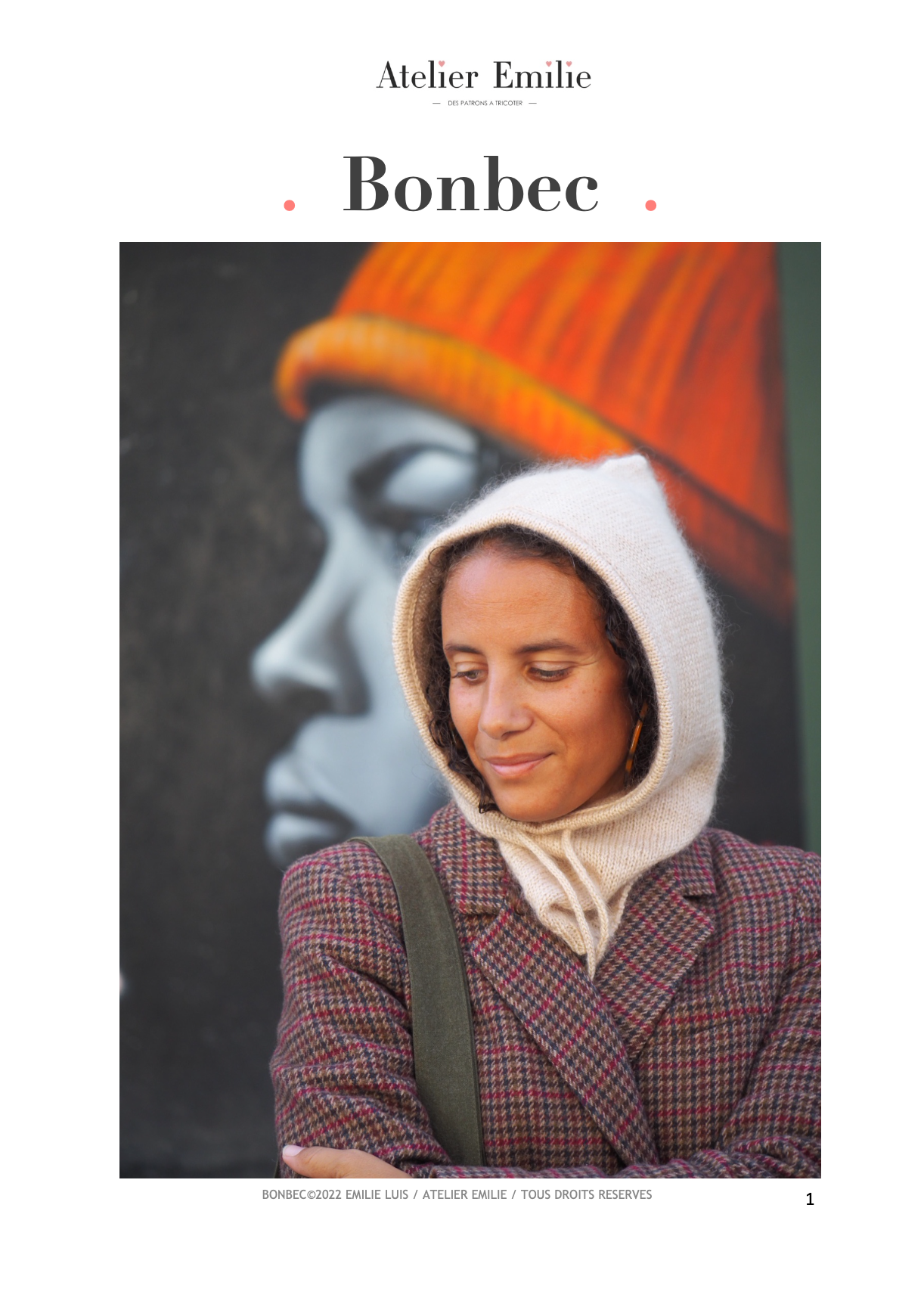 Kit de tricot capuche Bonbec - Emilie Luis