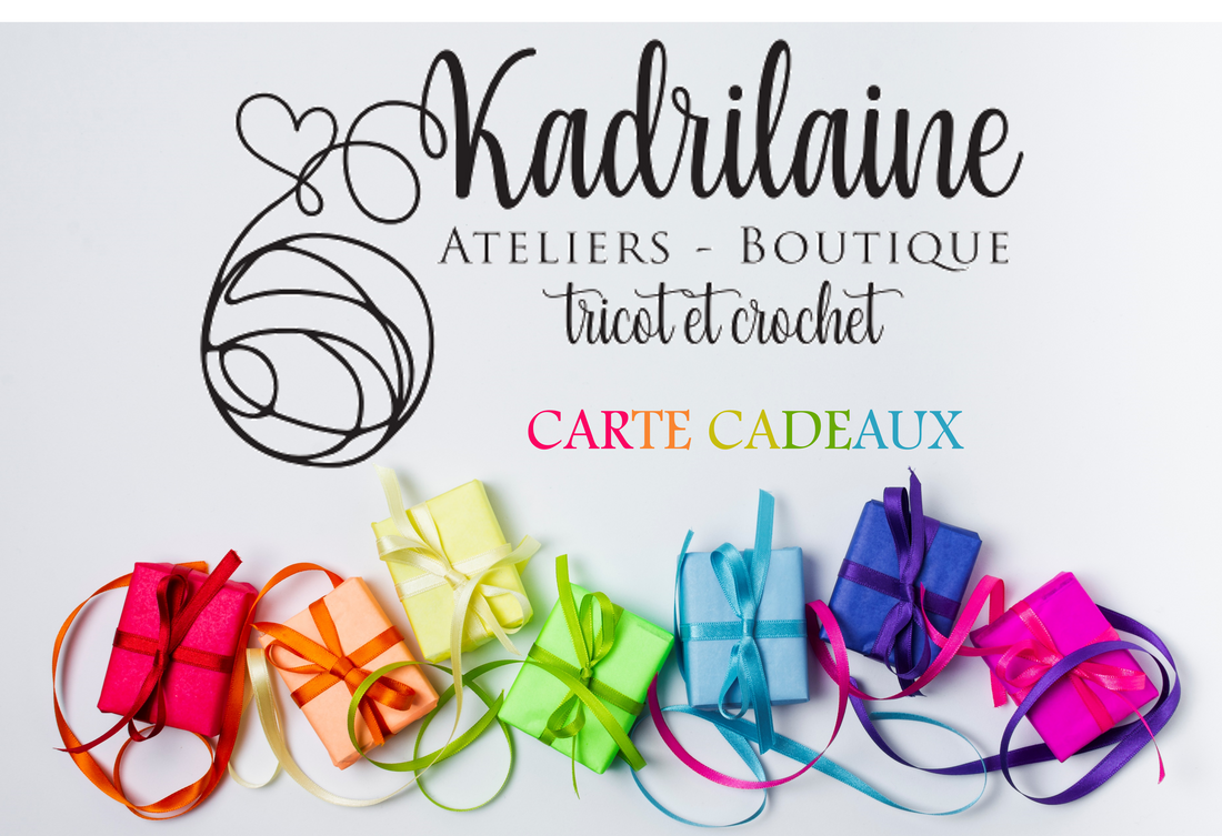 Carte cadeaux  électronique KADRILAINE