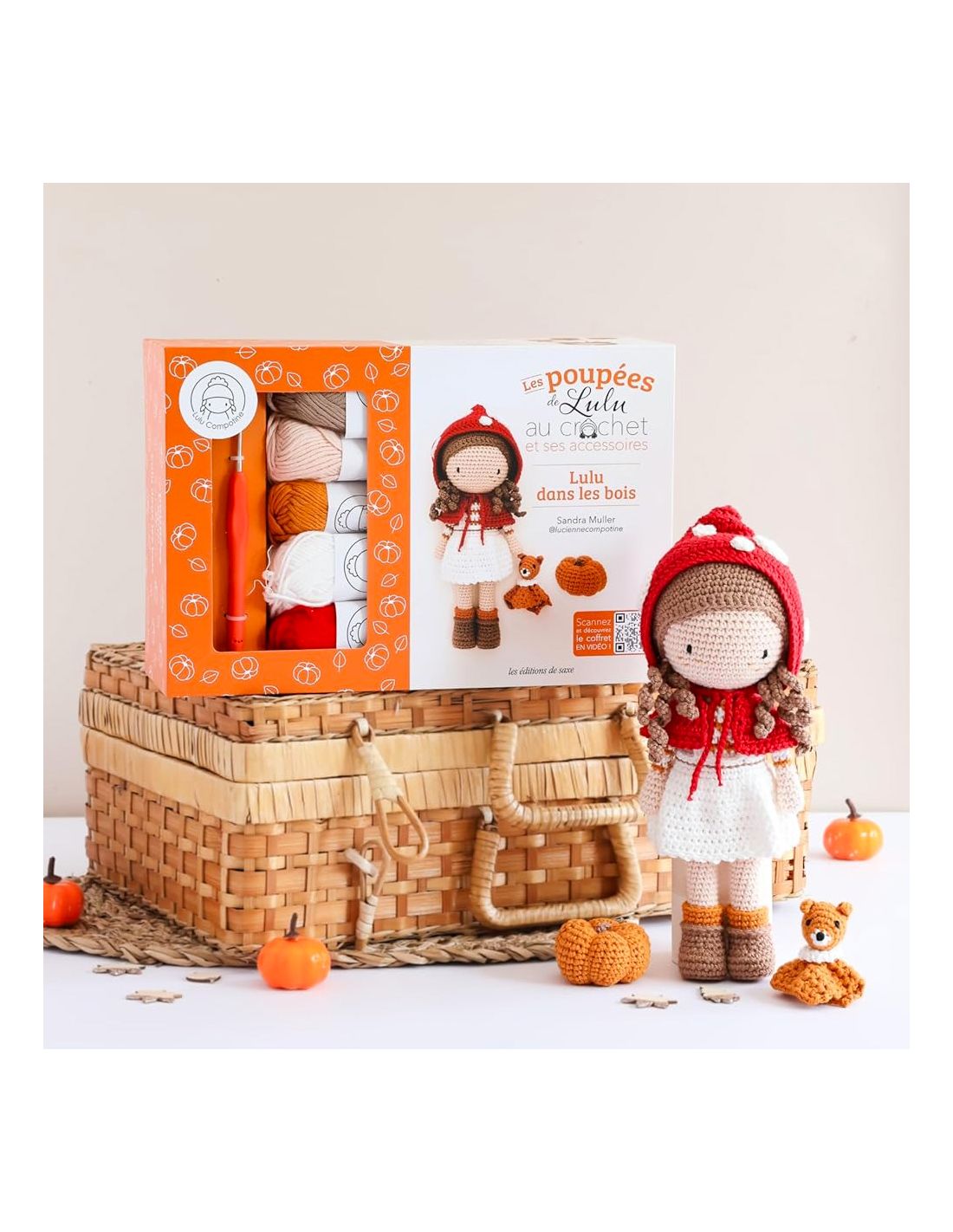 Coffret crochet – Les poupées de Lulu : Lulu dans les bois