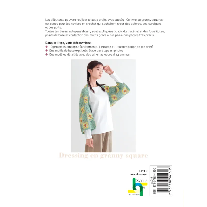 Dressing en Granny Square au crochet – Créez 10 vêtements originaux