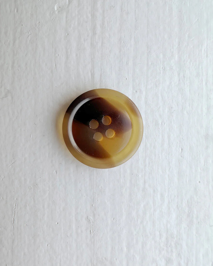 Bouton effet corne en galalithe – 15 mm, 20 mm et 25 mm