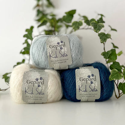Kid Seta de Gepard – Fil mohair et soie ultra doux
