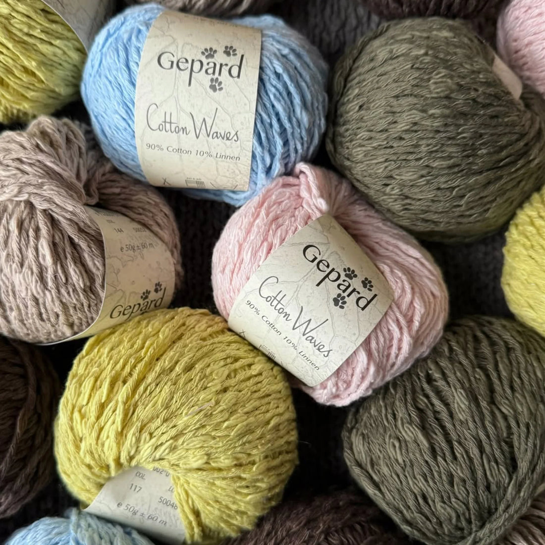 Cotton Waves – Fil texturé coton &amp; lin