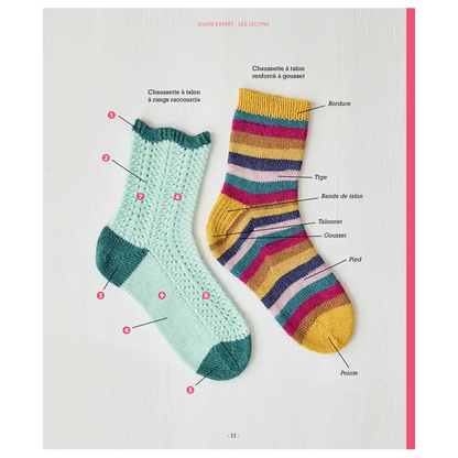 Guide expert chaussettes au tricot de Noémie Jelly @you.knit.to.learn