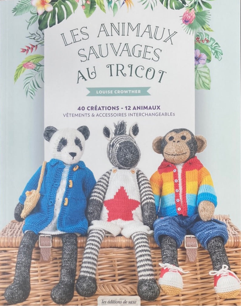 Animaux sauvages au tricot - Louise Crowther.