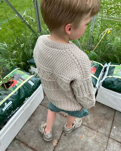 Kit de tricot Ingrid Sweater Junior - PetiteKnit