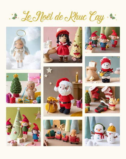 Le Noël de Khuc Cay - 10 agréables créations au crochet