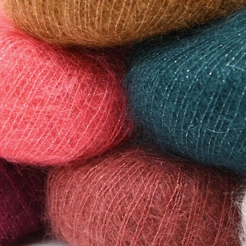 Pigalle – Mohair, soie scintillant