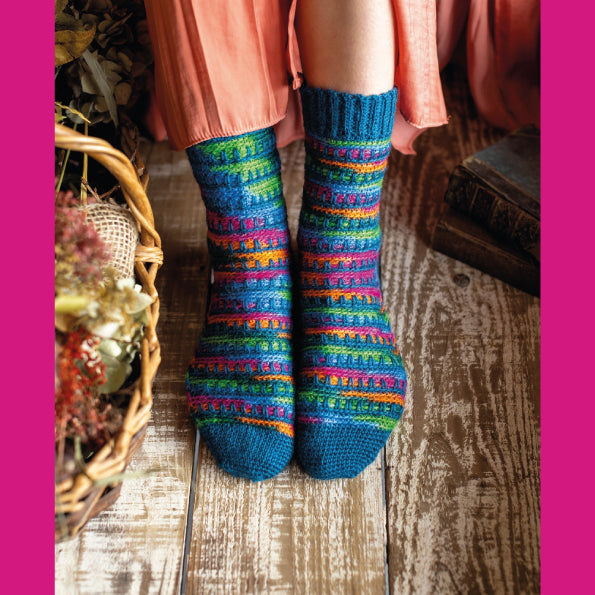 Mes chaussettes au crochet - Anna Nikipirowicz