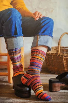 Je tricote des chaussettes confortables et tendances