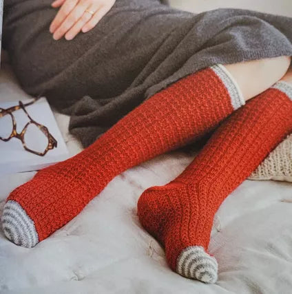 Je tricote des chaussettes confortables et tendances
