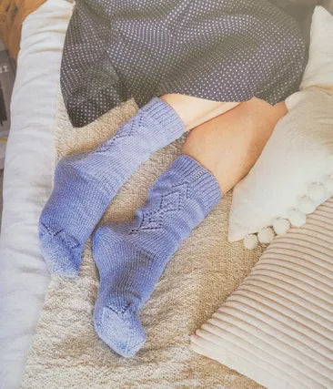 Je tricote des chaussettes confortables et tendances