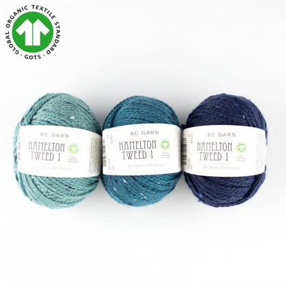 Hamelton Tweed 1 GOTS – Fil tweed classique, éthique et polyvalent pour tricots chauds