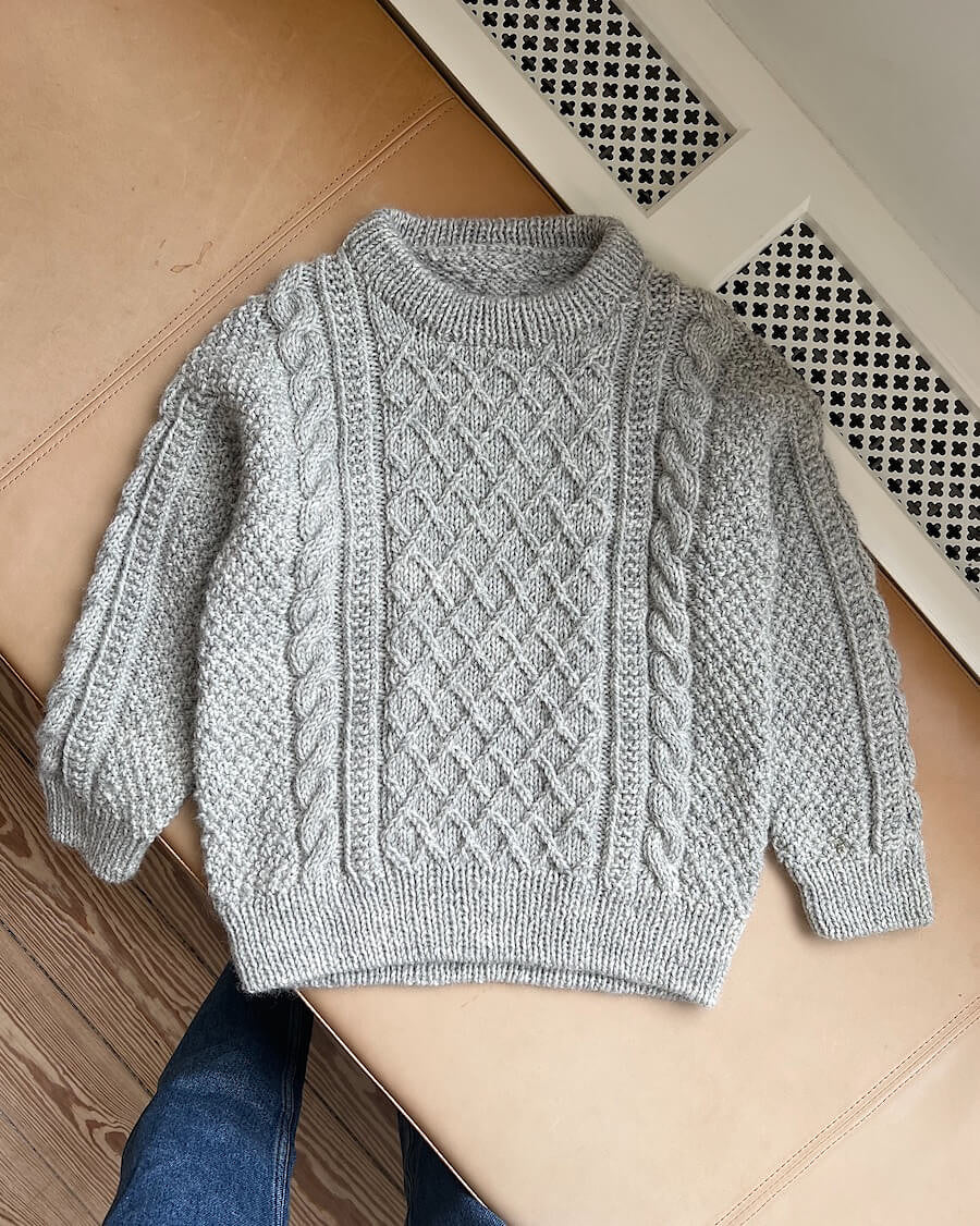 Kit de tricot Moby Sweater Mini - PetiteKnit