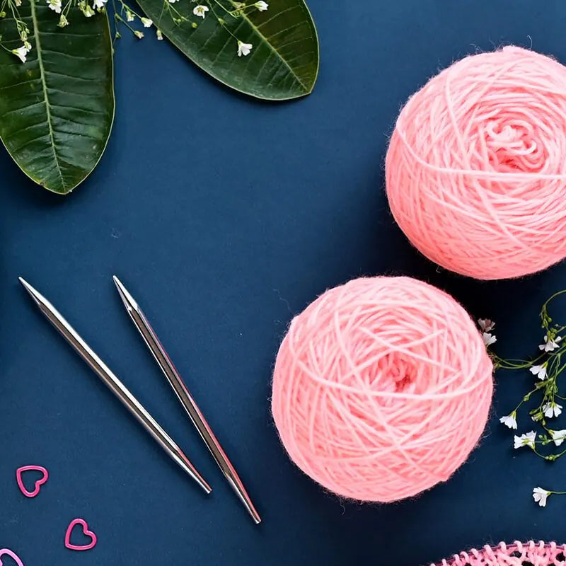 Aiguilles circulaires interchangeables Nova KnitPro – Metal 13 cm